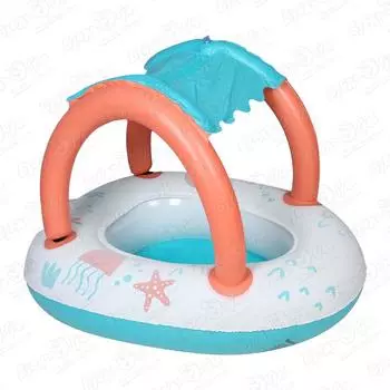 Лодочка надувная Bestway с навесом 84х67см с 3лет