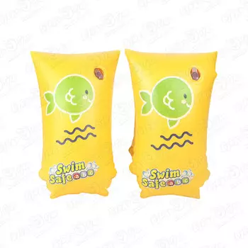 Нарукавники для плавания Bestway с рыбками желтые 30х5см