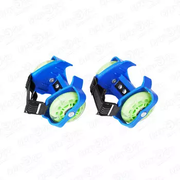 Ролики на обувь Flashing Roller синие