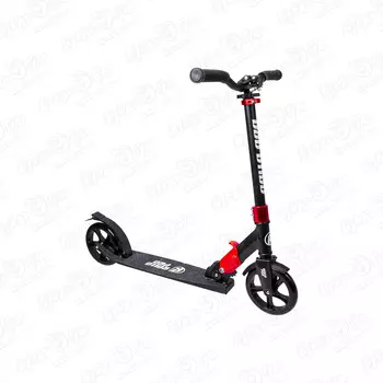 Самокат ROLLO PRO двухколесный черный складной 180мм