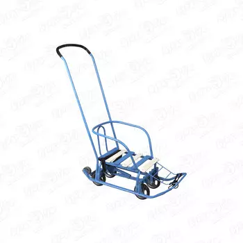 Санки детские Тимка универсальные бело-голубые