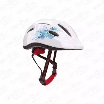 Шлем ROLLO PRO детский белый с узором размер S