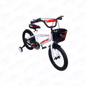 Велосипед Champ Pro детский двухколесный с корзиной белый 11кг