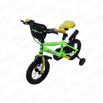 Велосипед Champ Pro детский B12 зелено-желтый