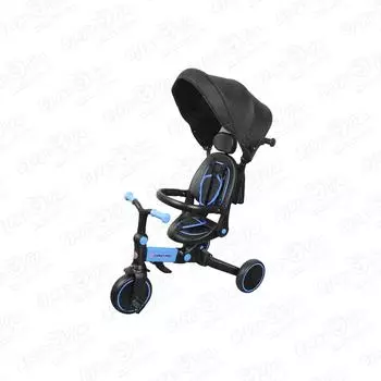 Велосипед трехколесный Champ Pro трансформер цвет синий