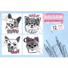 Альбом для рисования Феникс+, "Эмоции", А4, 12 листов