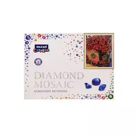 Алмазная мозаика "Розовый велосипед", 40х50 см