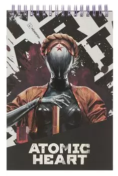 Atomic Heart. Творческий блокнот cо стикерами A5. Близняшка