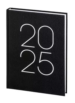 Ежедневник дат. 2024г. А5 160л "Soft Touch" ламинация, черный, 7БЦ, офсет