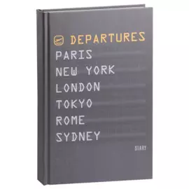 Ежедневник недат. А5 112л "Departures" 7БЦ, мат.лам, офсет