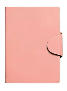 Ежедневник недат. А5 136л "Snap book" розовый, 7Б, тв.переплет, иск.кожа, термотиснение, магнит.клапан, скругл.углы, офсет, ляссе, инд.уп