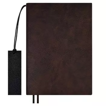 Ежедневник недат. А5+ 160л 175x245 "Шеврет" коричневый