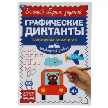 Графические диктанты. Тренируем внимание. Продвинутый уровень