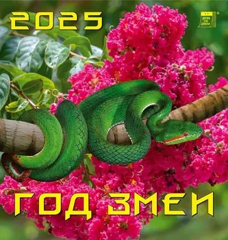 Календарь 2025г 160*170 "Год змеи" настенный, на скрепке