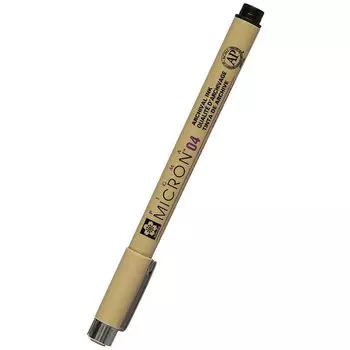 Капиллярная ручка «Pigma Micron», Sakura, 0.4 мм, чёрная