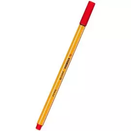 Ручка капиллярная Stabilo, Point, красная 0,4 мм