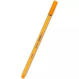 Ручка капиллярная Stabilo, Point, оранжевая 0,4 мм