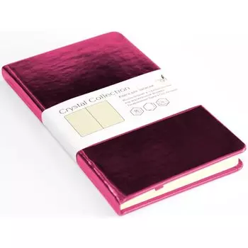 Книга для записей Crystal Collection, 96 листов, малиново-розовый