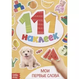 Книжка с наклейками "Мои первые слова"