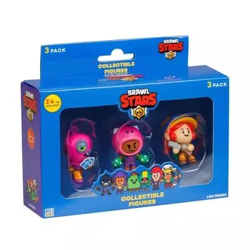 Коллекционная фигурка Brawl Stars, Джесси, Биби и Шелли, (5см), (BRW2021B)