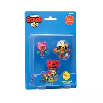Коллекционная фигурка Brawl Stars, Роза, Бо и Нита, (5см), (BRW2020А)