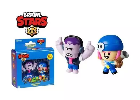 Коллекционные фигурки Brawl Stars, Фрэнк и Пэнни, (5см), (BRW2015D)