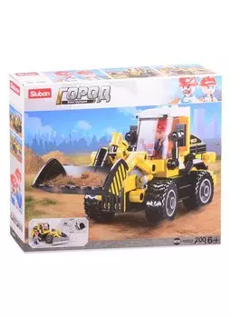 Конструктор Sluban "Погрузчик", 200 деталей