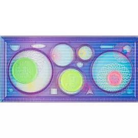 Линейка-спирограф «Neon», 20 см