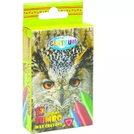 Мелки восковые 12 цв. Centrum Jumbo