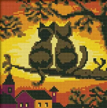 Мозаика на подрамнике. Две Кошки (016-ST-S)