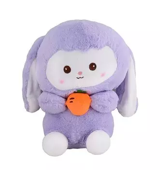 Мягкая игрушка Кролик с морковкой (30х21)
