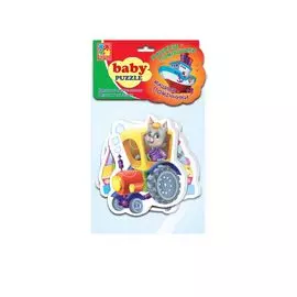 Мягкие пазлы Baby puzzle "Транспорт"