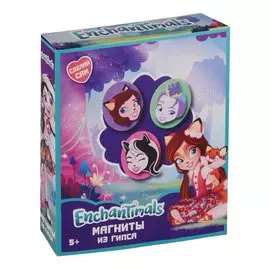 Набор для детского творчества. Магниты из гипса "Enchantimals"