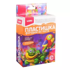 Набор для творчества Пластишка. Фигурки из теста "Крокодил с попугаем"