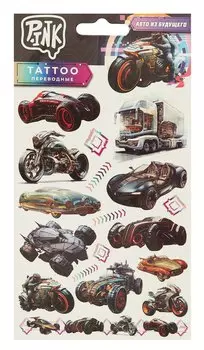 Наклейки-тату переводные "Street racers-2/Авто из будущего"