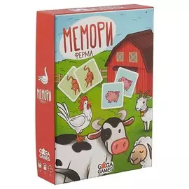 Настольная игра GaGa games, Мемори. Ферма GG118