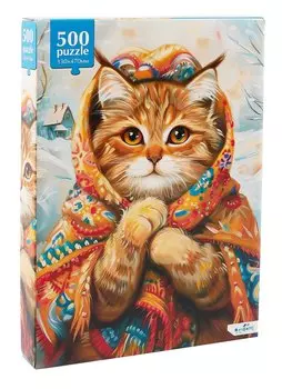 Origami. Пазл "Кошкин дом", 500 элементов