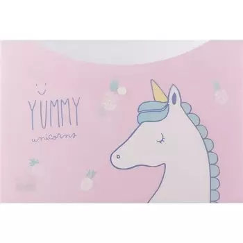 Папка-конверт «Pastel unicorn», А4