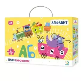 Пазл Dodo Алфавит. Паровозик