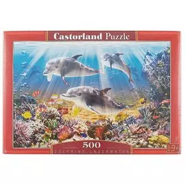 Пазл Castorland 500 эл. 47*33см. Дельфины B-51014