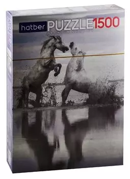 Пазл HATBER Premium 1500 эл. 580х830мм.Лошади
