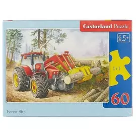 Пазл Лесозаготовка, 60 элементов, Castorland