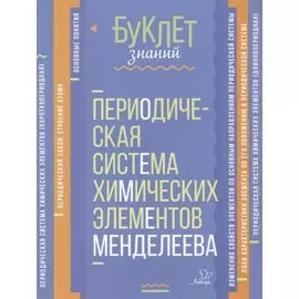 Периодическая система химических элементов Менделеева