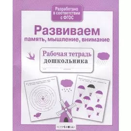 Развиваем память, мышление, внимание. Рабочая тетрадь дошкольника