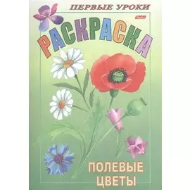 Раскраска. Полевые цветы