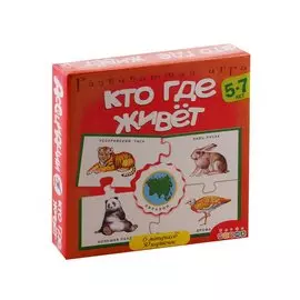 Игра развивающая Дрофа-Медиа Ассоциации. Кто где живет