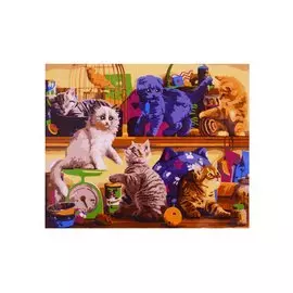 Рисование по номерам "Игривые котята"