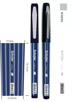Ручка шариковая Schiller, Office, синяя 0,7 мм