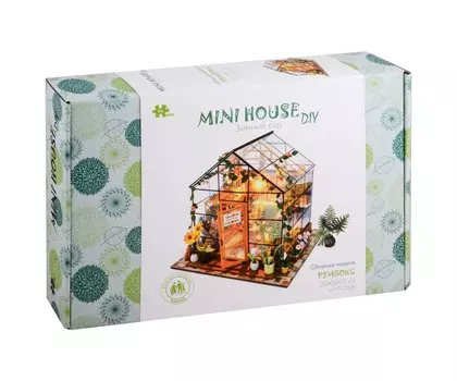 Сборная модель Румбокс "MiniHouse. Зимний сад"