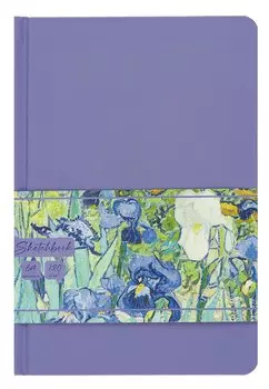 Скетчбук А5 64л "Van Gogh Сollection. Ирисы" 100г/м2, тв.обложка